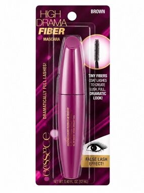 Believe Beauty High Drama Fiber Mascara -Brown, NEW